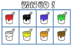 Loto / bingo des couleurs - Charivari à l'école